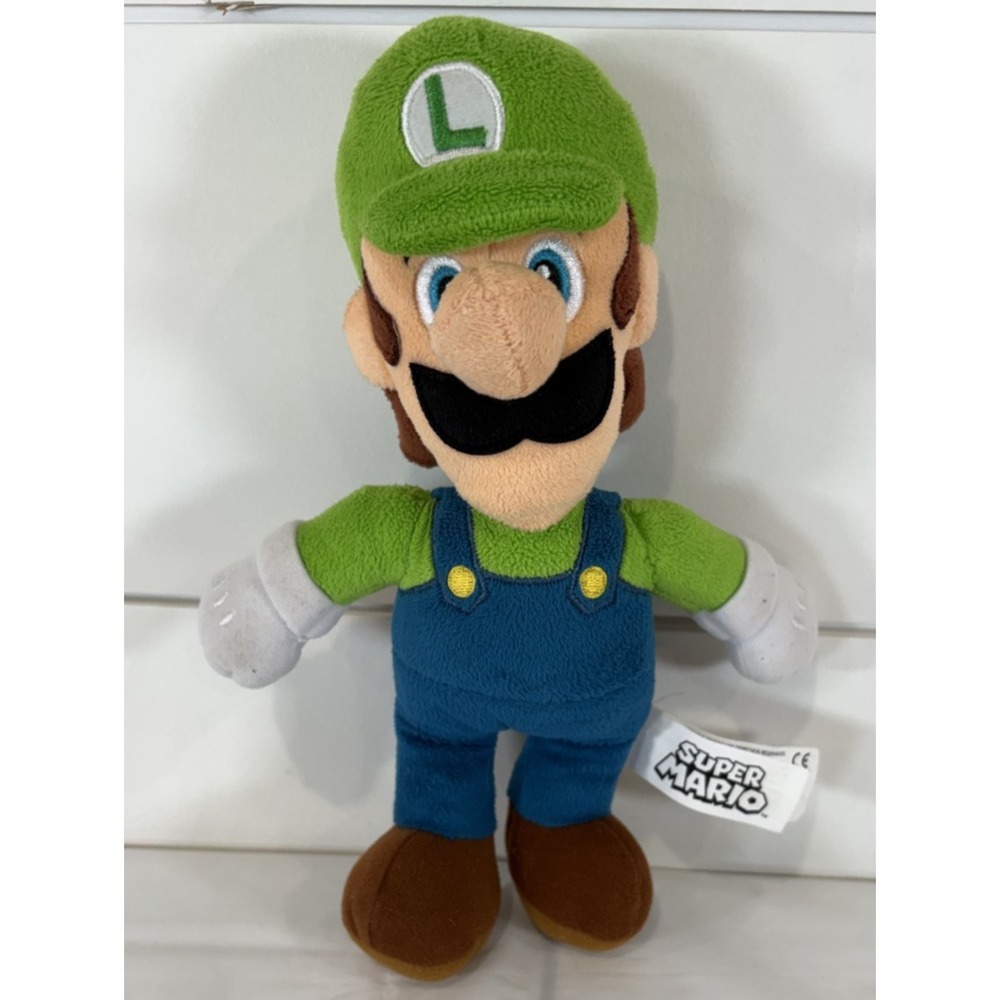 Super Mario LUIGI Plush Stuffed Animal Nintendo 10" Green 2021